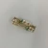 Anorak Diamante Floral Gold Hair Slide Clip Grip