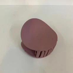 Anorak Matt Mauve Circular Claw Clip