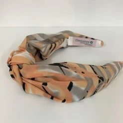 Anorak Black and Grey Clemency Loves Jude Peach Handmade Headband