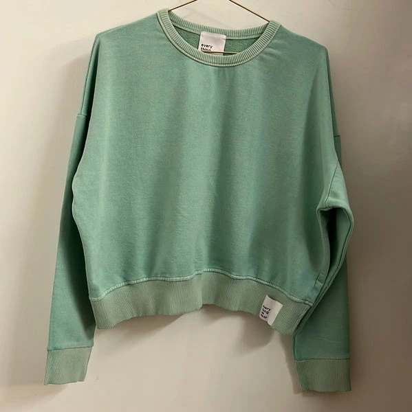 Anorak Every Thing We Wear Evangeline Boxy Cut Sweater Pistachio 1 Anorak Every Thing We Wear Evangeline Boxy Cut Sweater Pistachio