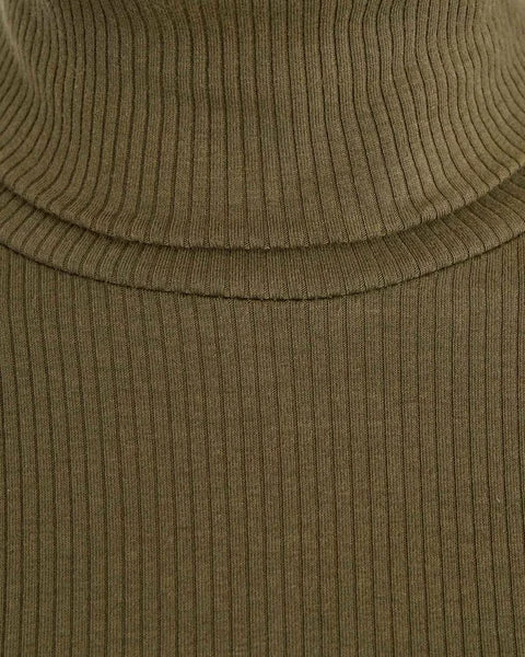 Anorak Minimum Rolli Roll Neck Polo Ribbed Tigers Eye Olive Modal 1 Anorak Minimum Rolli Roll Neck Polo Ribbed Tigers Eye Olive Modal
