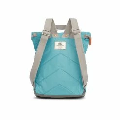 Anorak Roka London Rucksack Canfield B Medium Sustainable Nylon Petrol Blue