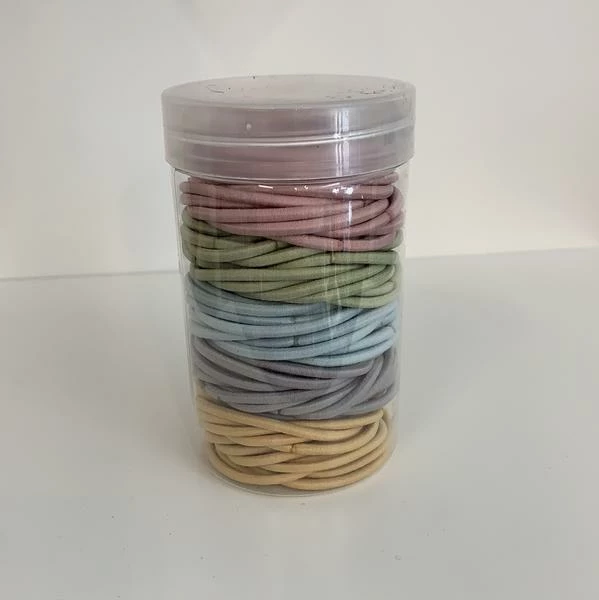 Anorak Pastel Mix Elastic Hair Bands 1 Anorak Pastel Mix Elastic Hair Bands