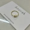 Anorak Gold Plated Sterling Silver Knot Ring