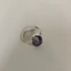 Anorak Sterling Silver Charoite Stone Ring