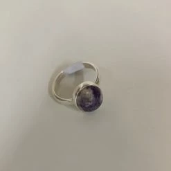 Anorak Sterling Silver Charoite Stone Ring
