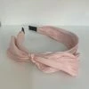 Anorak Pink Satin Bow Hair Headband