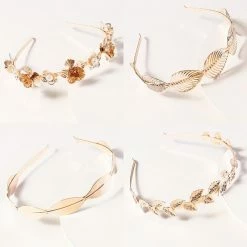 Anorak Grecian Style Gold Metal Headband