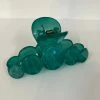 Anorak Teal Circles Claw Clip