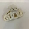 Anorak Shiny Twisted Claw Clip Cream Hair