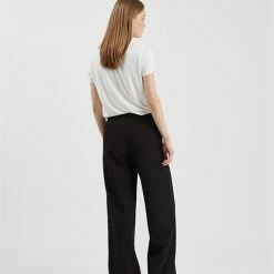 Anorak Minimum Lessa Black Smart Wide Leg Trousers