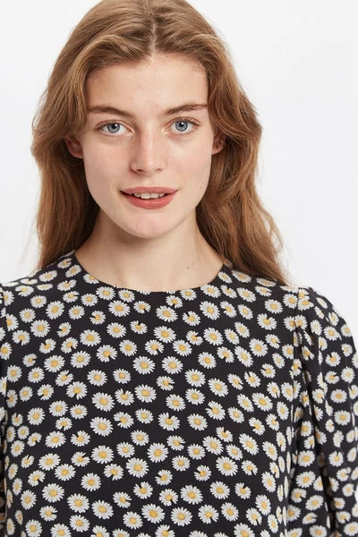 Anorak Louche Nacera Daisy Dancer Print Statement Sleeve Mini Dress 3 Anorak Louche Nacera Daisy Dancer Print Statement Sleeve Mini Dress