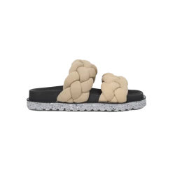 Anorak Surface Project Gro Beige Puff Sandal Vegan Recycled