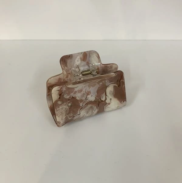 Anorak Brown White Multi Solid Claw Clip 1 Anorak Brown White Multi Solid Claw Clip