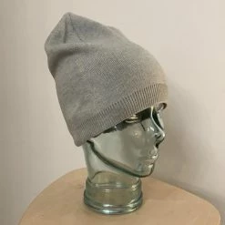 Anorak Cashmere Blend Beanie Hat Soft Grey Unisex