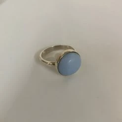 Anorak Sterling Silver Blue Opal Ring