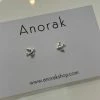 Anorak Sterling Silver Swallow Studs Earrings