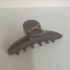 Anorak Grey Pink Candy Claw Clip