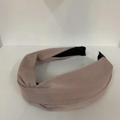 Anorak Vegan Suede Effect Dusky Pink Hair Headband