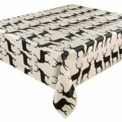 Anorak PVC Kissing Stags Tablecloth 2 Meters