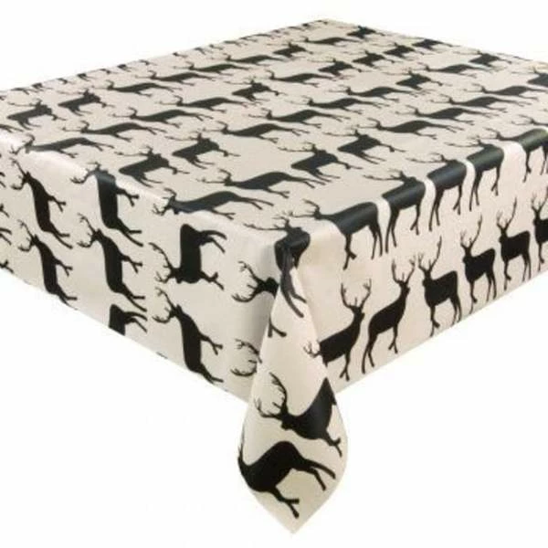 Anorak PVC Kissing Stags Tablecloth 2 Meters 1 Anorak PVC Kissing Stags Tablecloth 2 Meters