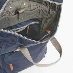 Anorak Roka London Rucksack Canfield Medium Sustainable Nylon Midnight Blue