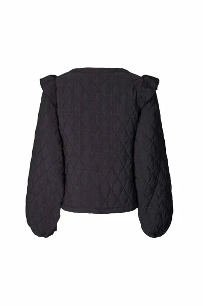 Anorak Lollys Laundry Ulla Washed Black Padded Jacket 1 Anorak Lollys Laundry Ulla Washed Black Padded Jacket