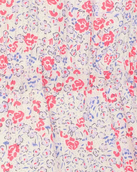 Anorak Minimum Biola Midi Tea Dress Ditsy Floral Red White Pink 2 Anorak Minimum Biola Midi Tea Dress Ditsy Floral Red White Pink