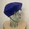 Anorak Knitted Cotton And Wool Blend Beret Hat Electric Blue