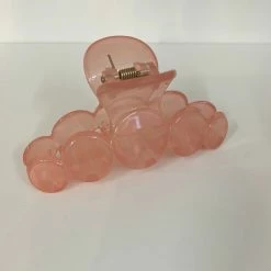 Anorak Pink Circles Claw Clip