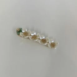 Anorak Gold Floral Hair Slide Clip Grip