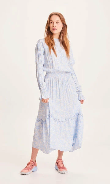 Anorak Knowledge Cotton Fleur Lenzing Ecovero Smock Maxi Floral Dress 1 Anorak Knowledge Cotton Fleur Lenzing Ecovero Smock Maxi Floral Dress