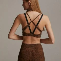 Anorak Varley Cary Sports Gym Workout Bra Burnt Snake 5 Anorak Varley Cary Sports Gym Workout Bra Burnt Snake