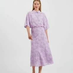 Anorak Minimum Albitta Lavender Maxi Skirt