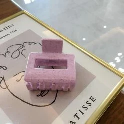 Anorak Pastel Lilac Speckled Claw Clip