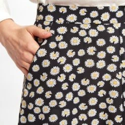 Anorak Louche Edie Daisy Dancer Black Midi Skirt