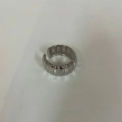 Anorak Chunky French Style Wide Ring Sterling Silver