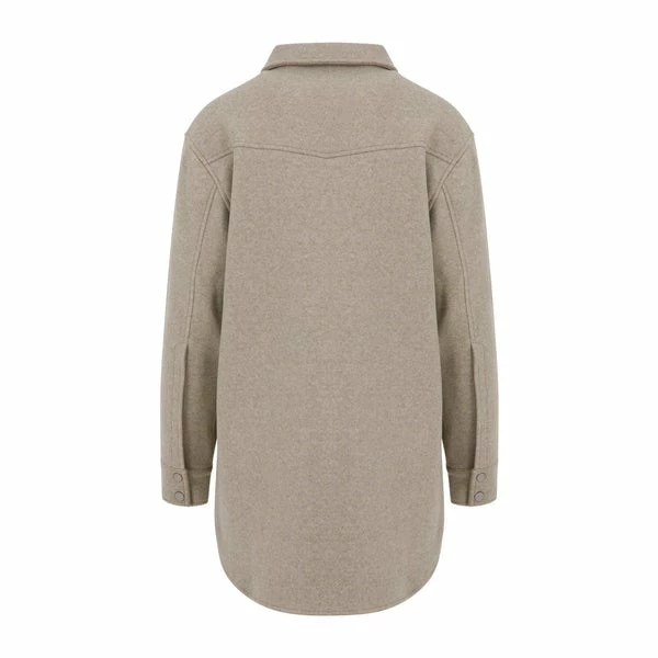 Anorak Cc Heart Felt Over Shirt Sand Beige 1 Anorak Cc Heart Felt Over Shirt Sand Beige