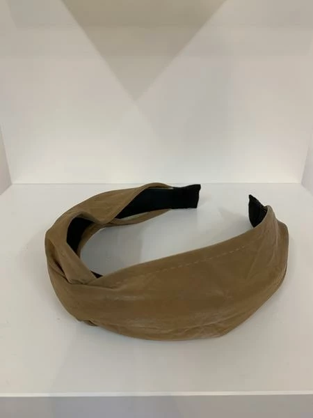 Anorak Vegan Suede Effect Beige Hair Headband 1 Anorak Vegan Suede Effect Beige Hair Headband