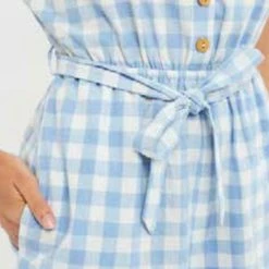 Anorak Louche Addie Picnic Check Playsuit