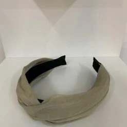 Anorak Vegan Suede Effect Cream Hair Headband