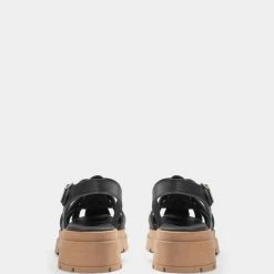 Anorak Sofie Schnoor Cage Sandals Black Leather Rubber Sole 5 Anorak Sofie Schnoor Cage Sandals Black Leather Rubber Sole