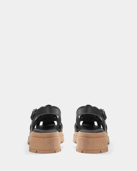 Anorak Sofie Schnoor Cage Sandals Black Leather Rubber Sole 3 Anorak Sofie Schnoor Cage Sandals Black Leather Rubber Sole