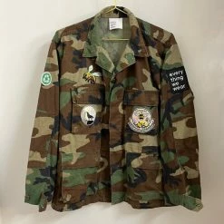Anorak Every Thing We Wear Suni Repurposed Military Jacket Shacket Save The Bees Medium