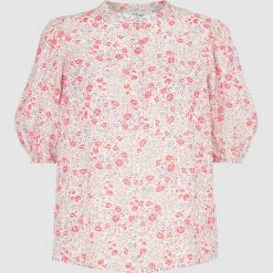 Anorak Minimum Liretta Blouse Top Shirt Ditsy Floral Pink Red White