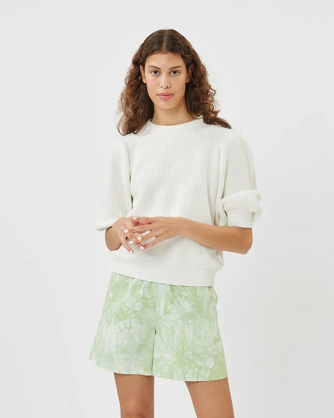 Anorak Minimum Daima Cotton Blend Rib Knit Short Sleeve Jumper 1 Anorak Minimum Daima Cotton Blend Rib Knit Short Sleeve Jumper