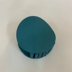 Anorak Matt Teal Circular Claw Clip