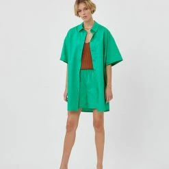 Anorak Minimum Vayaline Deep Mint Cotton Shirt 5 Anorak Minimum Vayaline Deep Mint Cotton Shirt