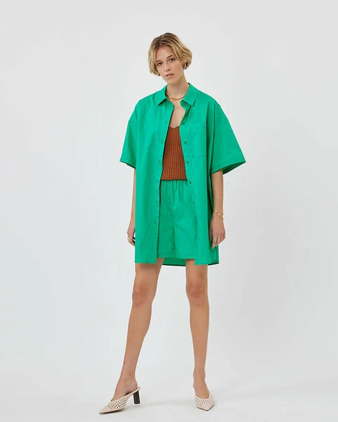 Anorak Minimum Vayaline Deep Mint Cotton Shirt 3 Anorak Minimum Vayaline Deep Mint Cotton Shirt