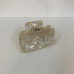 Anorak Beige Multi Solid Claw Clip